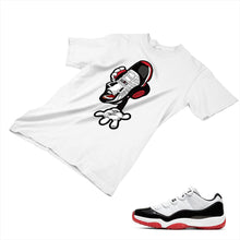 Load image into Gallery viewer, Jordan 11 White Bred Matching Custom Designed T shirt JD 11-5-7-14 - jd11-5-7-14a

