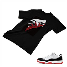 Load image into Gallery viewer, Jordan 11 White Bred Matching Custom Designed T shirt JD 11-5-7-18 - jd11-5-7-18b
