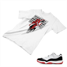Load image into Gallery viewer, Jordan 11 White Bred Matching Custom Designed T shirt JD 11-5-7-19 - jd11-5-7-19a
