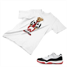 Load image into Gallery viewer, Jordan 11 White Bred Matching Custom Designed T shirt JD 11-5-7-21 - jd11-5-7-21a

