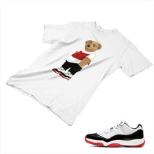 Load image into Gallery viewer, Jordan 11 White Bred Matching Custom Designed T shirt JD 11-5-7-26 - jd11-5-7-26a
