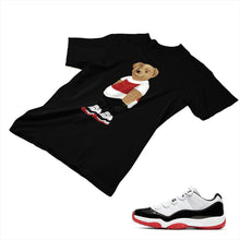 Load image into Gallery viewer, Jordan 11 White Bred Matching Custom Designed T shirt JD 11-5-7-26 - jd11-5-7-26b
