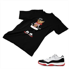 Load image into Gallery viewer, Jordan 11 White Bred Matching Custom Designed T shirt JD 11-5-7-27 - jd11-5-7-27b
