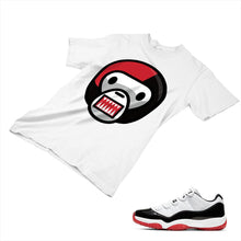 Load image into Gallery viewer, Jordan 11 White Bred Matching Custom Designed T shirt JD 11-5-7-2 - jd11-5-7-2a
