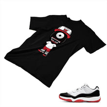 Load image into Gallery viewer, Jordan 11 White Bred Matching Custom Designed T shirt JD 11-5-7-4 - jd11-5-7-4b
