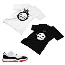 Load image into Gallery viewer, Jordan 11 White Bred Matching Custom Designed T shirt JD 11-5-7-8 - jd11-5-7-8
