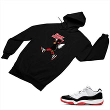 Load image into Gallery viewer, Jordan 11 White Bred Matching Custom Designed Hoodies JD 11-5-7-12 - jd11-5-7-H-12b
