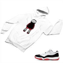 Load image into Gallery viewer, Jordan 11 White Bred Matching Custom Designed Hoodies JD 11-5-7-15 - jd11-5-7-H-15a
