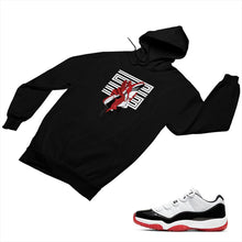Load image into Gallery viewer, Jordan 11 White Bred Matching Custom Designed Hoodies JD 11-5-7-19 - jd11-5-7-H-19b
