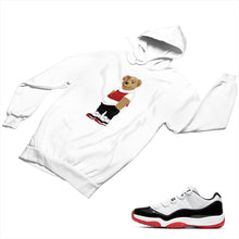 Load image into Gallery viewer, Jordan 11 White Bred Matching Custom Designed Hoodies JD 11-5-7-26 - jd11-5-7-H-26a
