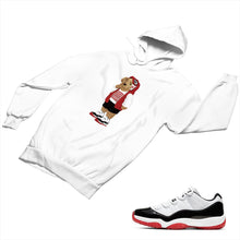 Load image into Gallery viewer, Jordan 11 White Bred Matching Custom Designed Hoodies JD 11-5-7-28 - jd11-5-7-H-28a
