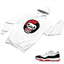Load image into Gallery viewer, Jordan 11 White Bred Matching Custom Designed Hoodies JD 11-5-7-2 - jd11-5-7-H-2a
