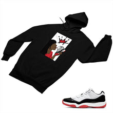 Load image into Gallery viewer, Jordan 11 White Bred Matching Custom Designed Hoodies JD 11-5-7-6 - jd11-5-7-H-6b
