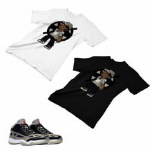 Load image into Gallery viewer, Jordan 11 Black Cement Matching Custom Designed T shirt JD 11-5-8-11 - jd11-5-8-11
