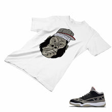 Load image into Gallery viewer, Jordan 11 Black Cement Matching Custom Designed T shirt JD 11-5-8-18 - jd11-5-8-18a

