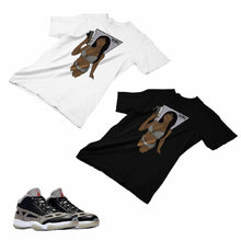 Load image into Gallery viewer, Jordan 11 Black Cement Matching Custom Designed T shirt JD 11-5-8-1 - jd11-5-8-1
