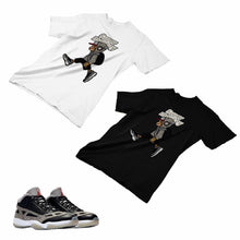 Load image into Gallery viewer, Jordan 11 Black Cement Matching Custom Designed T shirt JD 11-5-8-21 - jd11-5-8-21
