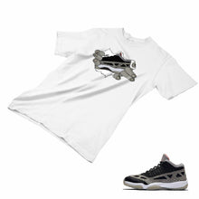 Load image into Gallery viewer, Jordan 11 Black Cement Matching Custom Designed T shirt JD 11-5-8-23 - jd11-5-8-23a
