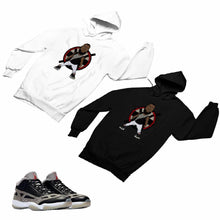 Load image into Gallery viewer, Jordan 11 Black Cement Matching Custom Designed HoodiesJD 11-5-8-14 - jd11-5-8-H-14
