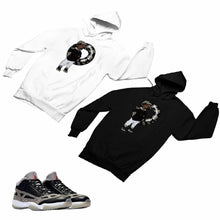 Load image into Gallery viewer, Jordan 11 Black Cement Matching Custom Designed HoodiesJD 11-5-8-15 - jd11-5-8-H-15
