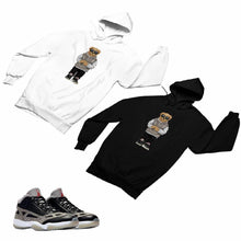 Load image into Gallery viewer, Jordan 11 Black Cement Matching Custom Designed HoodiesJD 11-5-8-26 - jd11-5-8-H-26
