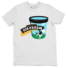 Load image into Gallery viewer, B&amp;J Ice Cream T-shirt - Nike Dunk Chunky Dunky - nike-dunk-chunky-dunky-matching-tee-ben-and-jerry-ice-cream-white-t-shirt-2
