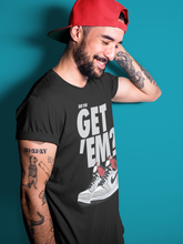 Load image into Gallery viewer, Did You Get Em T-Shirt - Air Jordan 1 Smoke Grey - nike-jordan-1-smoke-grey-matching-tee-sneakerhead-black-t-shirt-3_cf050b2a-7bcb-45ba-bfa2-e245f3019be8
