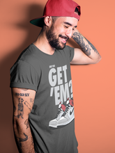 Load image into Gallery viewer, Did You Get Em T-Shirt - Air Jordan 1 Smoke Grey - nike-jordan-1-smoke-grey-matching-tee-sneakerhead-grey-t-shirt-3_b4e230b1-3f10-441c-82fb-fff368757400
