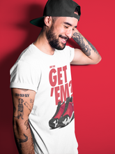 Load image into Gallery viewer, Did You Get Em Gym Red - Air Jordan 14 Gym Red - nike-jordan-14-gym-red-matching-tee-did-you-get-em-white-t-shirt-3

