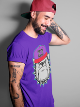 Load image into Gallery viewer, English Bulldog T-Shirt - Air Jordan 5 Top 3 - nike-jordan-5-top-3-matching-tee-bulldog-purple-t-shirt-3
