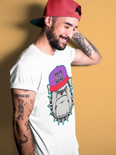 Load image into Gallery viewer, English Bulldog T-Shirt - Air Jordan 5 Top 3 - nike-jordan-5-top-3-matching-tee-bulldog-white-t-shirt-3
