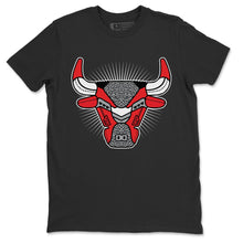 Load image into Gallery viewer, Bull Head Black T-Shirt - Air Jordan 3 Unite - sneaker-release-tees-air-jordan-3-red-cement-aj3-unite-shoe-match-tee-bull-head-chicago-black-t-shirt-2
