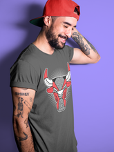 Load image into Gallery viewer, Bull Head Cool Grey T-Shirt - Air Jordan 3 Unite - sneaker-release-tees-air-jordan-3-red-cement-aj3-unite-shoe-match-tee-bull-head-chicago-cool-grey-t-shirt-3
