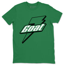 Load image into Gallery viewer, Goat T-Shirt - Air Jordan 1 Pine Green - snrt-sneaker-release-tees-air-jordan-1-pine-green-match-t-shirt-goat-kelly-green-tee-2
