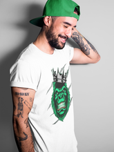 Load image into Gallery viewer, Ferocious Gorilla T-Shirt - Air Jordan 1 Pine Green - snrt-sneaker-release-tees-air-jordan-1-pine-green-matching-gerocious-gorilla-white-t-shirt-3
