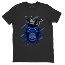 Load image into Gallery viewer, Ferocious Gorilla T-Shirt - Air Jordan 1 Royal Black - snrt-sneaker-release-tees-air-jordan-1-royal-black-matching-gerocious-gorilla-black-t-shirt-2
