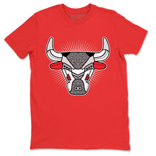 Load image into Gallery viewer, Bull Head Red T-Shirt - Air Jordan 3 White Cement - snrt-sneaker-release-tees-air-jordan-3-retro-se-white-cement-shoe-match-tee-bull-head-red-t-shirts-2
