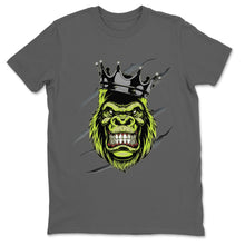 Load image into Gallery viewer, Ferocious Gorilla Cool Grey T-Shirt - Air Jordan 4 '95 Neon - snrt_sneaker-release-tees-aj4-neon-95-air-jordan-4-ferocious-gorilla-charcoal-grey-t-shirt-2

