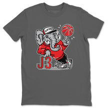 Load image into Gallery viewer, AJ3 Elephant Cool Grey T-Shirt - Air Jordan 3 White Cement - white-cement-air-jordan-3-sneaker-release-tees-aj-3-elephant-tee-cool-grey-2
