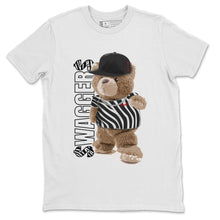 Load image into Gallery viewer, Bear Swaggers T-Shirt - Yeezy Boost 350 V2 Zebra - yeezy-boost-v2-zebra-sneaker-match-tees-bear-swagger-white-shirt-2
